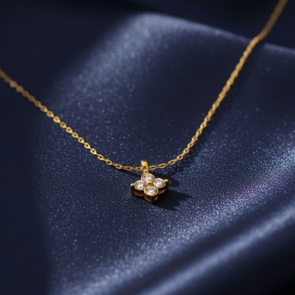 Evil Eye Station Necklace detail