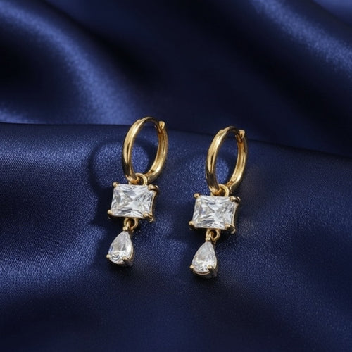 Emerald Drop Earrings