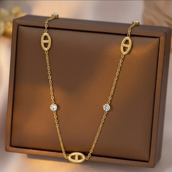 Evil Eye Station Necklace