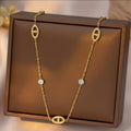 Evil Eye Station Necklace