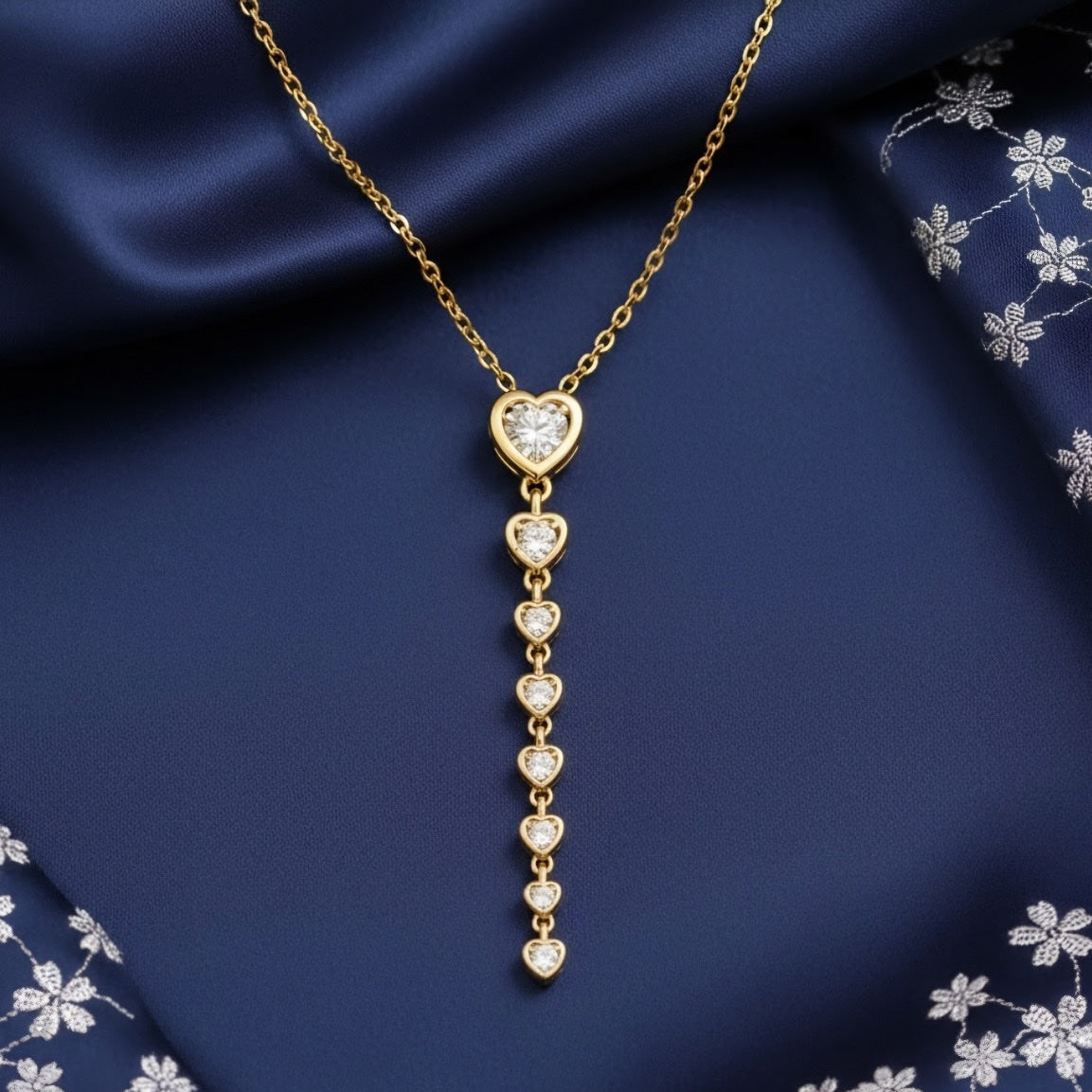 Heart Lariat Necklace